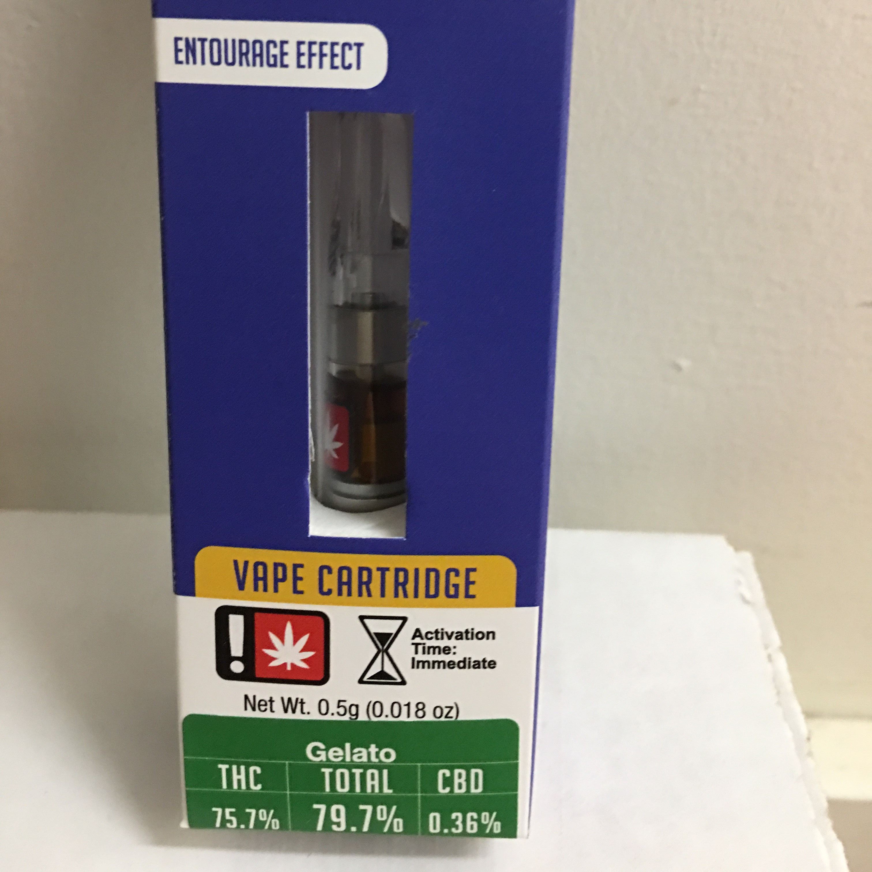 0.5g Gelato Full Spectrum Cartridge Hybrid Leafly